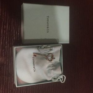 Authentic Tiffany & Co key pendant